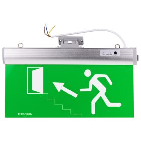   Élvilágítós LED kijáratjelző ragasztható piktogramokkal - EXIT-04-J-NM