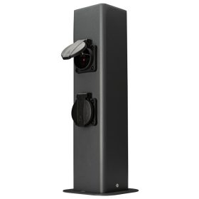   Kültéri energiaoszlop francia csatlakozóval, antracit - GARN2F