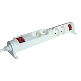 Forgatható-rögzíthető elosztósáv, kapcsolós - HRRK2/2