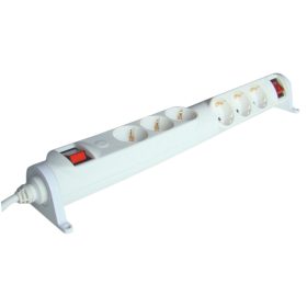 Forgatható-rögzíthető elosztósáv, kapcsolós - HRRK3/3