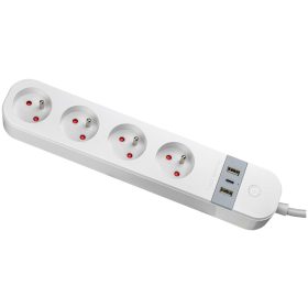 Okos többférőhelyes elosztósáv - HSM4-2A1C-2M-FR