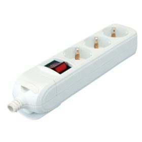 Újravezetékezhető, hordozható elosztósáv - HUR-03K