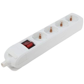 Újravezetékezhető, hordozható elosztósáv - HUR-04K