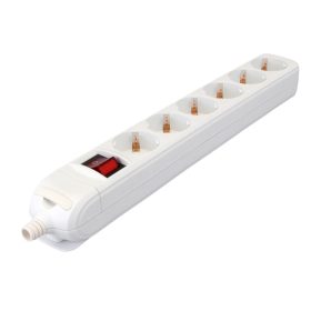 Újravezetékezhető, hordozható elosztósáv - HUR-06K