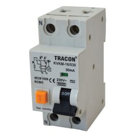   Kombinált védőkapcsoló, 2P, 2 modul, C karakterisztika - KVKM-20/100