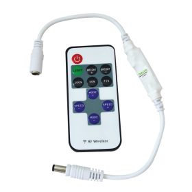 LED vezérlő; mini, távirányítóval - LED-RF-2