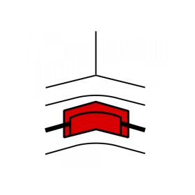 Legrand 010780 - DLP belső könyök, LCS kiegészítő