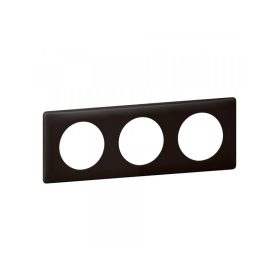 Legrand 066743 - Céliane 3-as keret, bazalt