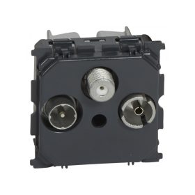   Legrand 067388 - Céliane TV-RD-SAT aljzat, végzáró, 1,5dB