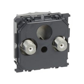   Legrand 067399 - Céliane TV alj 2xF csatl multimédia hálózathoz