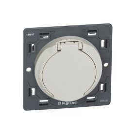   Legrand 067432 - Céliane központi porszívó csatlakozóaljzat elektromos kapcsolattal, fehér