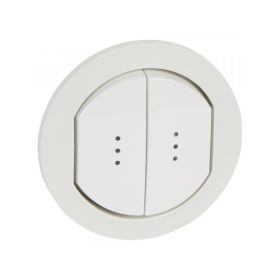   Legrand 067804 - Céliane kettős billentyű, fényjelzős, IP44