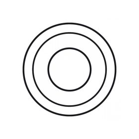 Legrand 068235 - Céliane XLR anya burkolat, fehér