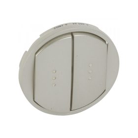   Legrand 068304 - Céliane kettős billentyű, fényjelzős, titán
