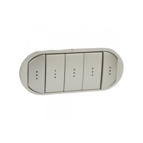   Legrand 068320 - Céliane 5-ös billentyű, fényjelzős, titán