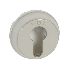   Legrand 068457 - Céliane 3 állású kulcsos redőnynyomó burkolat, titán