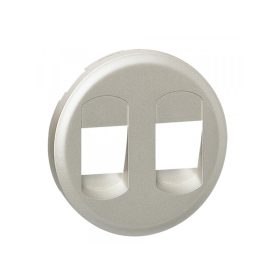   Legrand 068512 - Céliane 2xhangszóró csatlakozóaljzat burkolat, titán