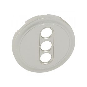 Legrand 068513 - Céliane 3xRCA burkolat, titán