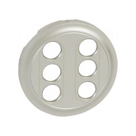 Legrand 068514 - Céliane kettős RCA/YUV burkolat,titán