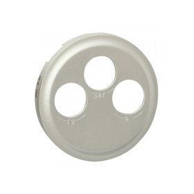 Legrand 068585 - Céliane TV-RD-SAT burkolat, titán