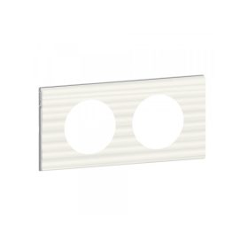 Legrand 069012 - Céliane 2-es keret, fehér corian