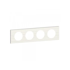 Legrand 069014 - Céliane 4-es keret, fehér corian