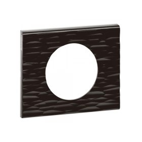 Legrand 069021 - Céliane 1-es keret, fekete corian
