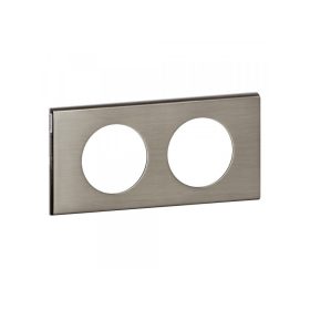 Legrand 069102 - Céliane 2-ős keret, rozsdamentes acél