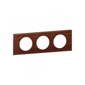 Legrand 069223 - Céliane 3-mas keret, mahagóni