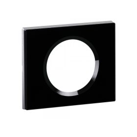 Legrand 069301 - Céliane 1-es keret, feketeüveg