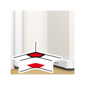   Legrand 075622 - DLP belső könyök elem bepattintható kábelcsatornához, állítható belső szög: 80 -