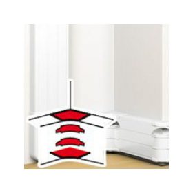   Legrand 075626 - DLP belső könyök elem bepattintható kábelcsatornához, állítható belső szög: 80 -