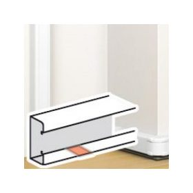   Legrand 075667 - DLP takaróelem bepattintható kábelcsatornához, 105 x 50 mm, fehér