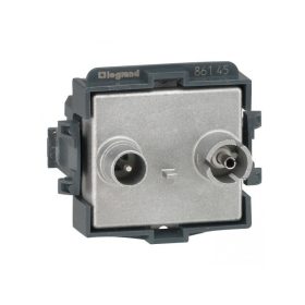 Legrand 086145 - Oteo fk TV-RD aljzat végzáró fehér