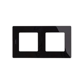 Legrand 397052 - Niloé kettes keret, onyx fekete