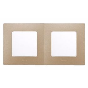 Legrand 397062 - Niloé kettes keret, pezsgő