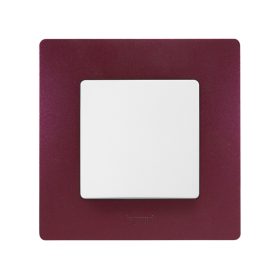 Legrand 397081 - Niloé egyes keret, padlizsán lila