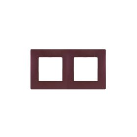 Legrand 397082 - Niloé kettes keret, padlizsán lila