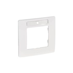 Legrand 665006 - Niloé 1-es keret címketartóval, fehér