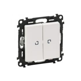  Legrand 752109 - Valena Life kettős váltókapcsoló jelzőfénnyel 10 AX fehér