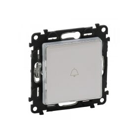   Legrand 752114 - Valena Life váltóérintkezős nyomó jelzőfénnyel, átlátszó címketartóval, 3 színű