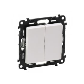   Legrand 752118 - Valena Life kettős váltóérintkezős nyomó fehér