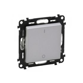   Legrand 752302 - Valena Life kétpólusú kapcsoló 16 AX alumínium