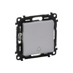   Legrand 752315 - Valena Life váltóérintkezős nyomó csengőjellel alumínium