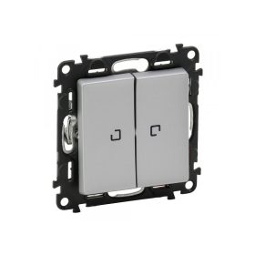   Legrand 752328 - Valena Life csillárkapcsoló jelzőfénnyel 10 AX alumínium