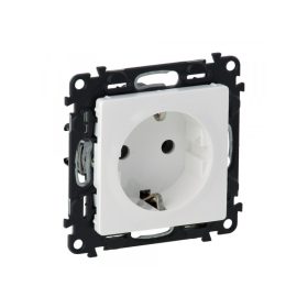   Legrand 753121 - Valena Life 2P+F csatlakozóaljzat gyermekvédelem nélkül, rugós vezetékbekötéssel