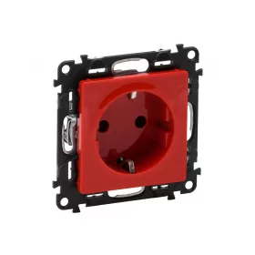   Legrand 753129 - Valena Life 2P+F csatlakozóaljzat gyermekvédelemmel, rugós vezetékbekötéssel, pi