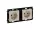Legrand 753222 - Valena Life 2x2P+F sínezett csatlakozóaljzat gyermekvédelemmel, rugós vezetékbek