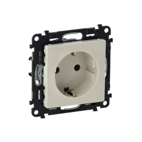   Legrand 753225 - Valena Life 2P+F csatlakozóaljzat gyermekvédelem nélkül, csavaros vezetékbekötés