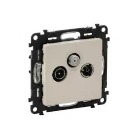   Legrand 753264 - Valena Life TV-Rádió-SAT aljzat, végzáró, 10 dB elefántcsont